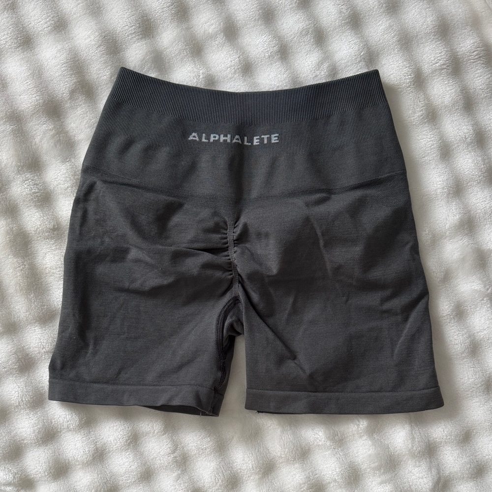 Alphalete Women's Dark Grey Amplify Shorts